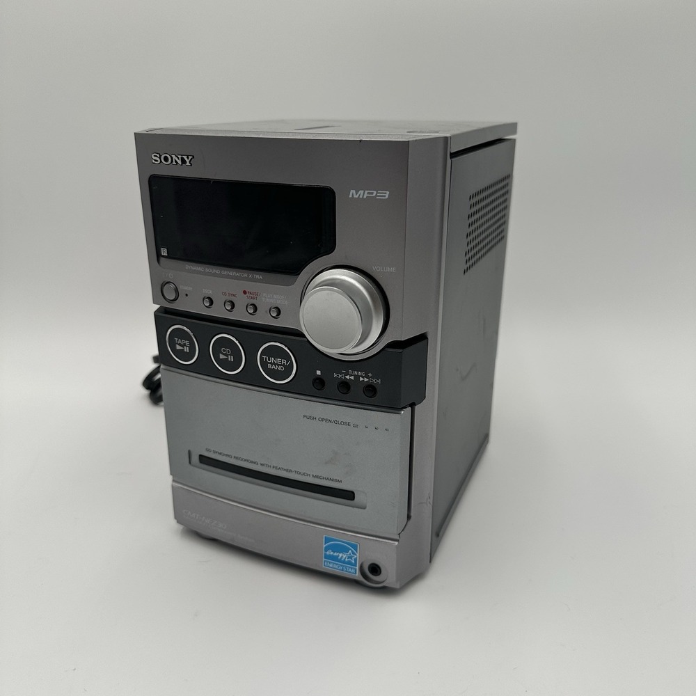 Sony HCD-NEZ30 Shelf Stereo Receiver CD Player AM/FM Radio 45W OEM Turns On